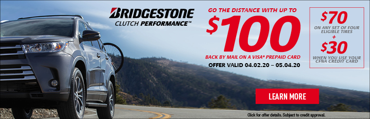 Bridgestone Spring National Promotion | O'Shea Tire & Service Center